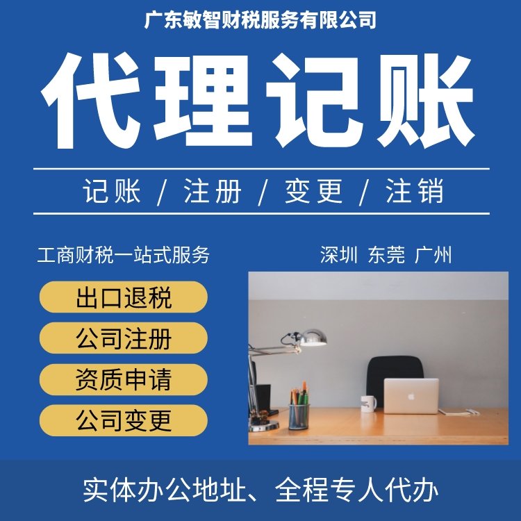 敏智財(cái)稅 東莞企業(yè)一站式財(cái)稅解決方案